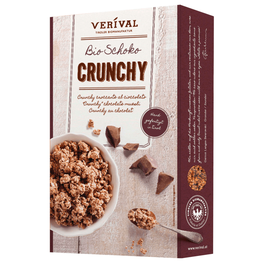 Verival Bio Schoko Crunchy Müsli 375g